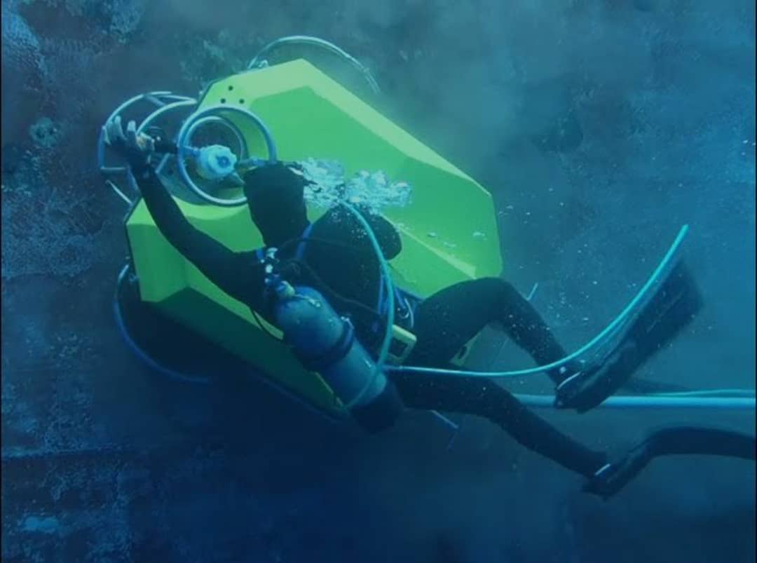 Underwater Hull Cleaning and Propeller Polishing of MT Advantage Summer